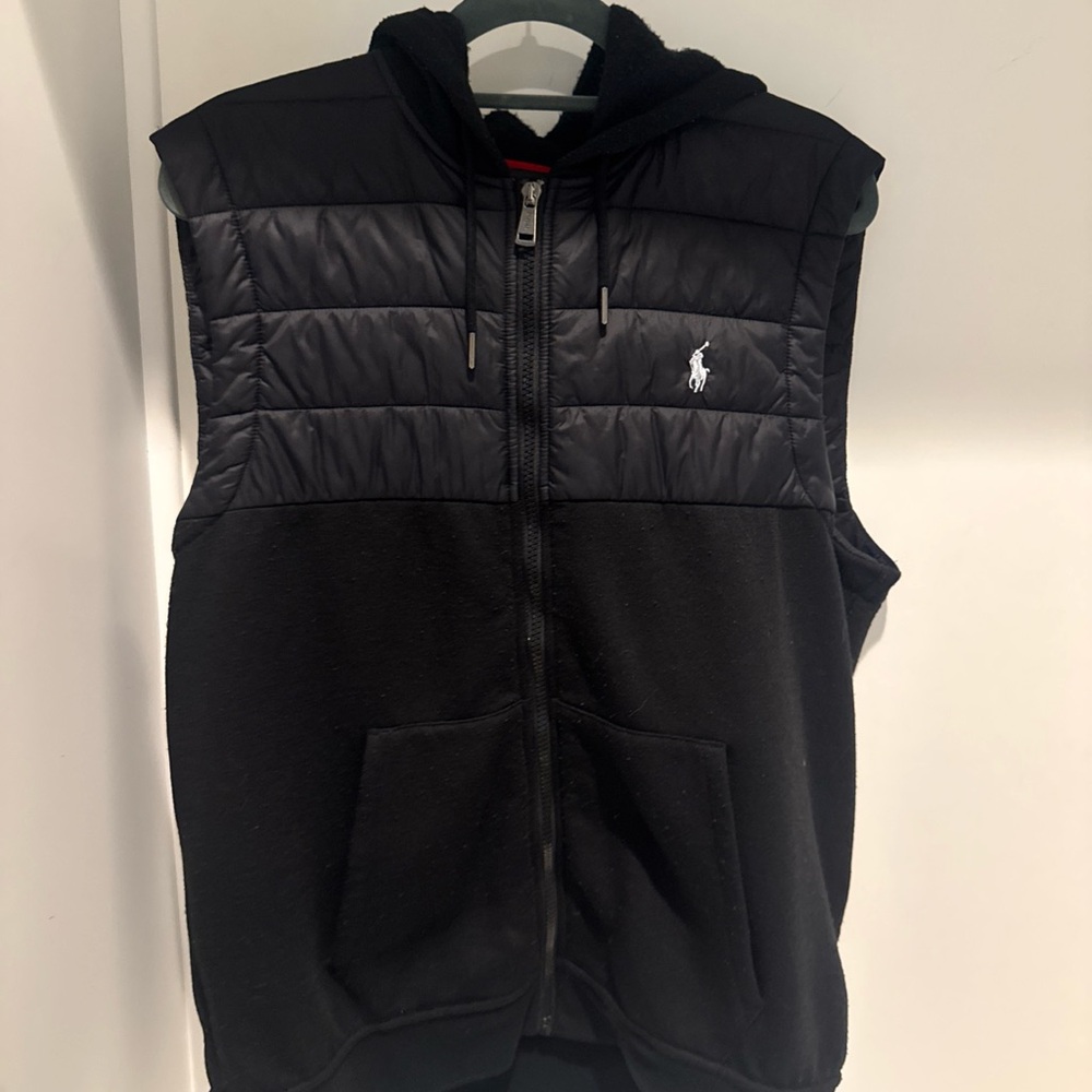 Polo by Ralph Lauren Black Quilted Vest